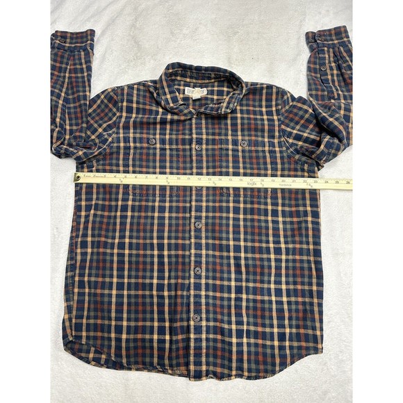 Duluth Trading Men’s Button Down Shirt Size Large Plaid Flannel Work Long Sleeve - Picture 6 of 9